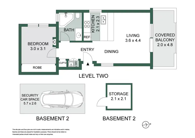 Floorplan of Homely apartment listing, 14/396 Mowbray Road, Lane Cove NSW 2066