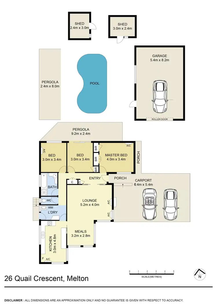 Floorplan of Homely house listing, 26 Quail Crescent, Melton VIC 3337