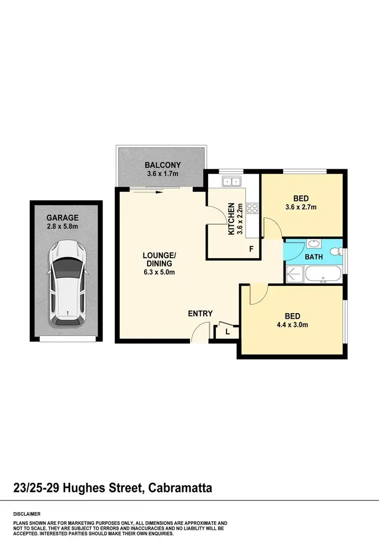 Floorplan of Homely unit listing, 23/25-29 Hughes Street, Cabramatta NSW 2166