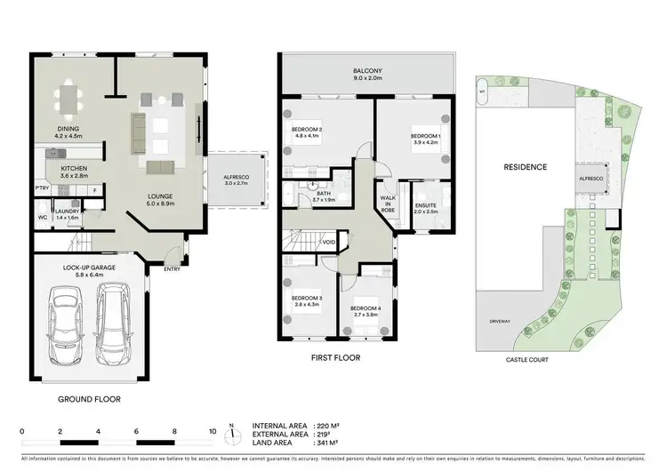 Floorplan of Homely townhouse listing, 2 Castle Court, Port Macquarie NSW 2444