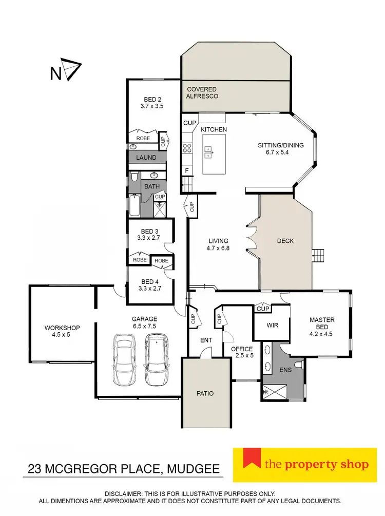 Floorplan of Homely house listing, 23 McGregor Place, Mudgee NSW 2850