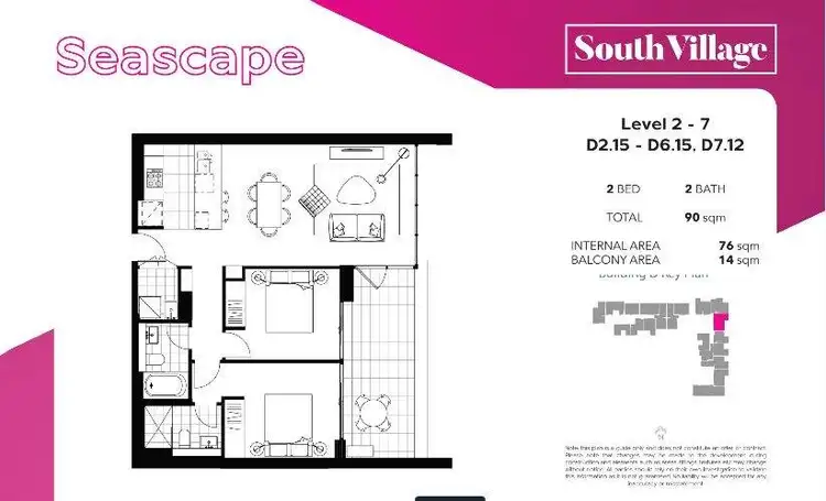 Floorplan of Homely apartment listing, 315D/10 Village Place, Kirrawee NSW 2232