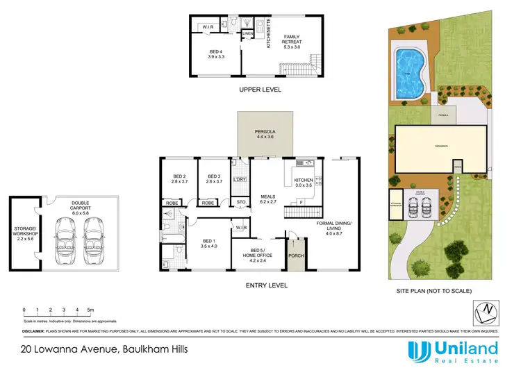 Floorplan of Homely house listing, 20 Lowanna Avenue, Baulkham Hills NSW 2153