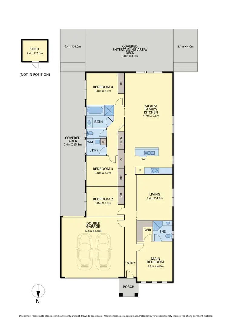 Floorplan of Homely house listing, 39 Noranda Circuit, Harkness VIC 3337