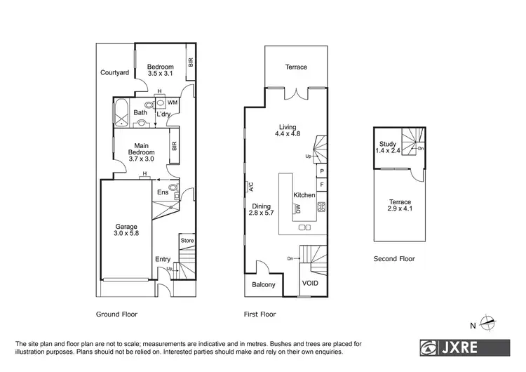 Floorplan of Homely townhouse listing, 29 Miller Street, Richmond VIC 3121