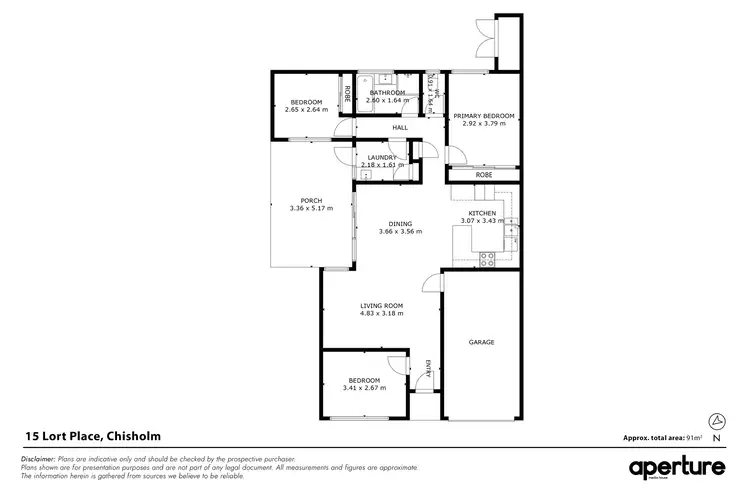 Floorplan of Homely house listing, 15 Lort Place, Chisholm ACT 2905
