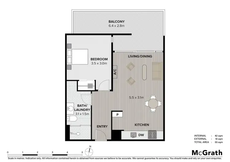 Floorplan of Homely apartment listing, 123B/1 Colombo Street, Mitcham VIC 3132