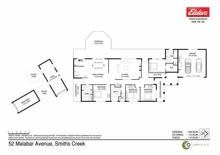 Floorplan of Homely house listing, 52 Malabar Avenue, Smiths Creek NSW 2484