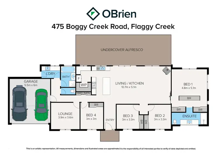 Floorplan of Homely house listing, 475 Boggy Creek Road, Flaggy Creek VIC 3875