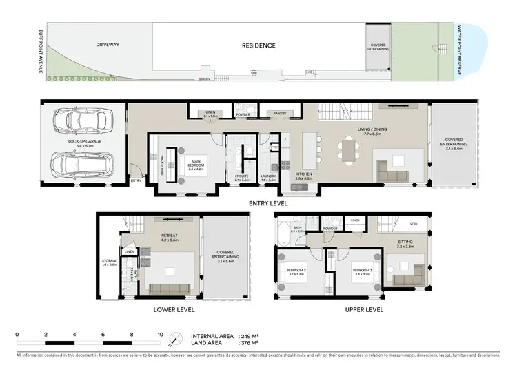 Floorplan of Homely semi-detached listing, 142A Buff Point Avenue, Buff Point NSW 2262