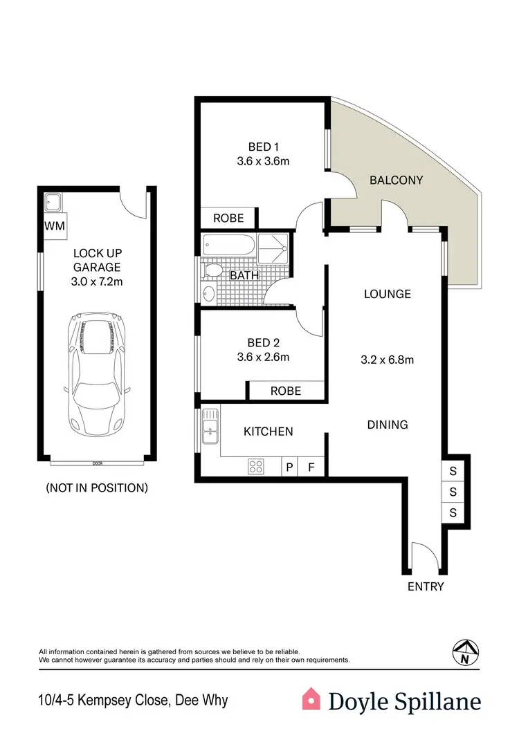Floorplan of Homely apartment listing, 10/4-5 Kempsey Close, Dee Why NSW 2099