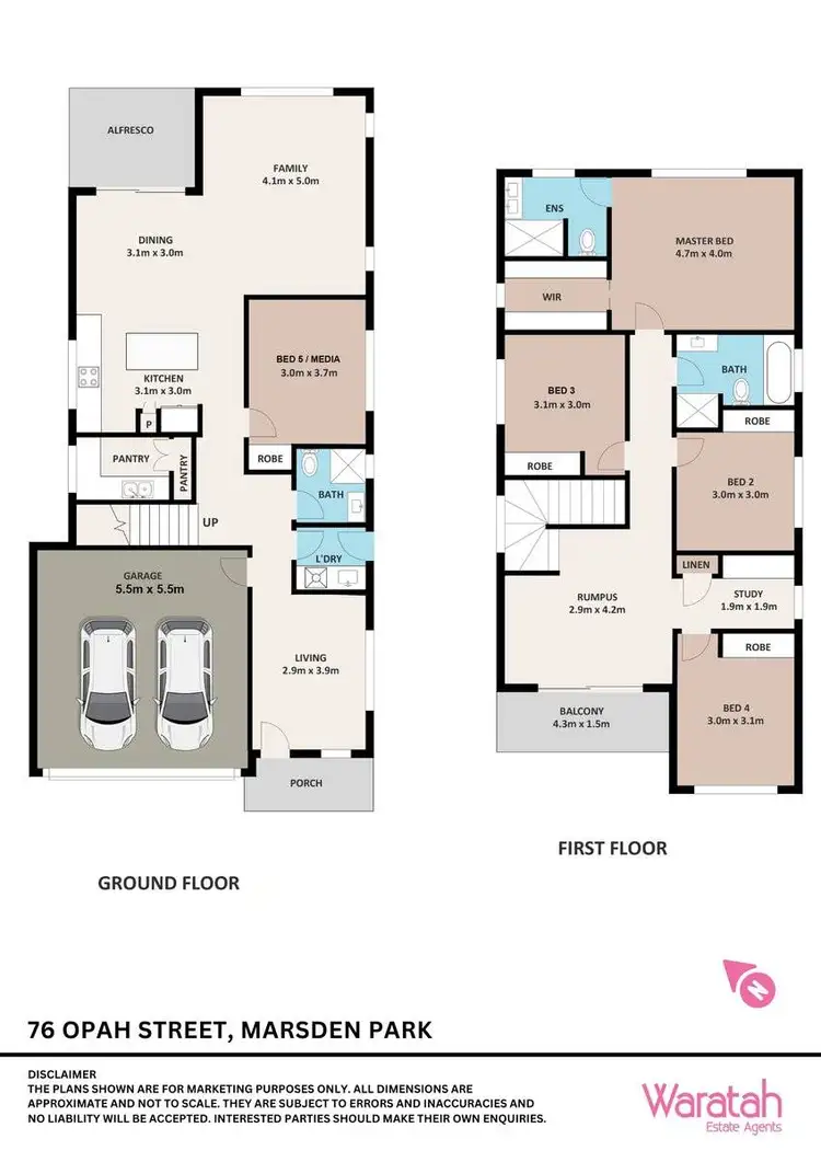 Floorplan of Homely house listing, 76 Opah Street, Marsden Park NSW 2765
