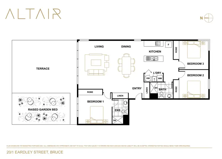 Floorplan of Homely apartment listing, 20/1 Eardley Street, Bruce ACT 2617