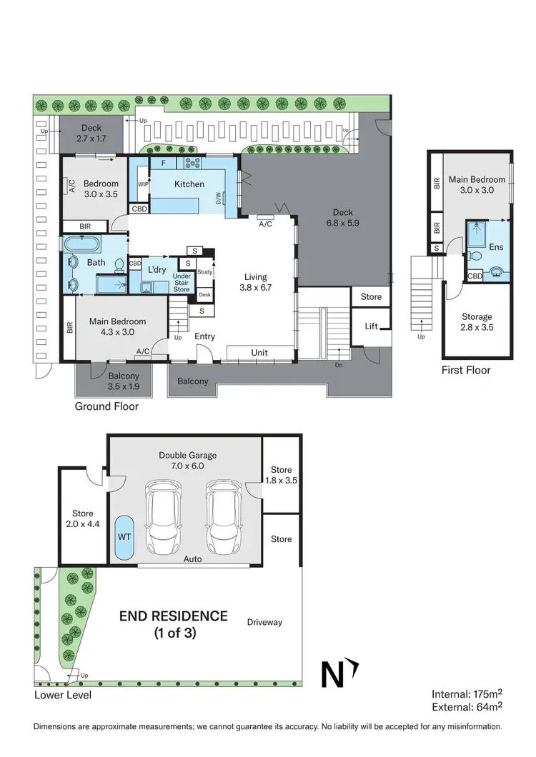 Floorplan of Homely townhouse listing, 3/2 Fletcher Parade, Burwood VIC 3125