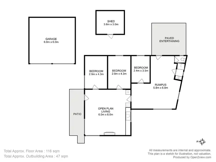 Floorplan of Homely house listing, 10 Sloping Main Drive, Sloping Main TAS 7186