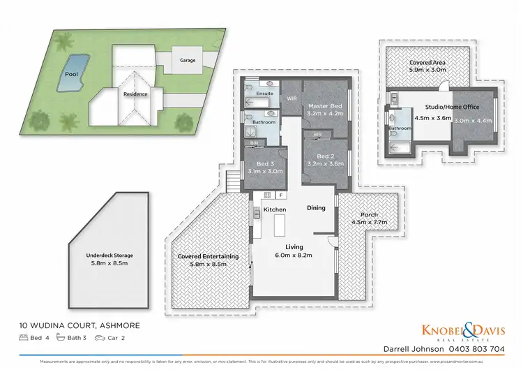 Floorplan of Homely house listing, 10 Wudina Court, Ashmore QLD 4214