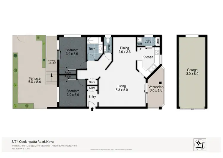 Floorplan of Homely apartment listing, 3/74 Coolangatta Road, Coolangatta QLD 4225