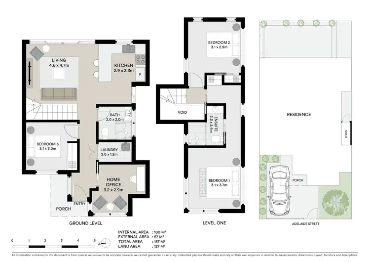 Floorplan of Homely townhouse listing, 45C Adelaide Street, Footscray VIC 3011