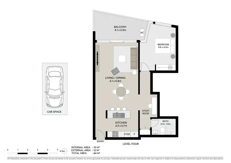 Floorplan of Homely apartment listing, 12/33 Cumberland Drive, Maribyrnong VIC 3032