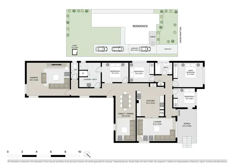 Floorplan of Homely house listing, 6 Willawa Road, Penrith NSW 2750