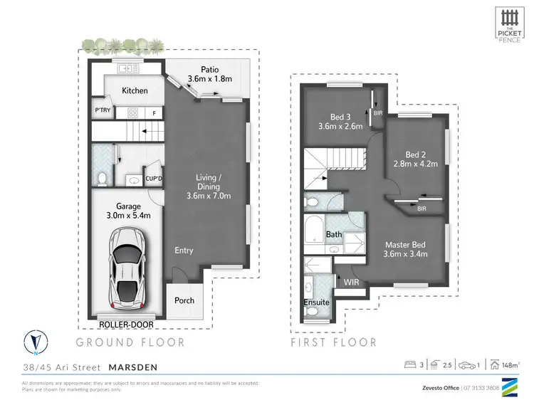 Floorplan of Homely unit listing, 38/45 Ari Street, Marsden QLD 4132