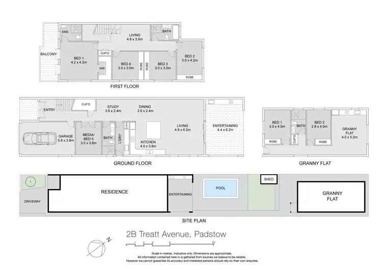 Floorplan of Homely house listing, 2B Treatt Avenue, Padstow NSW 2211
