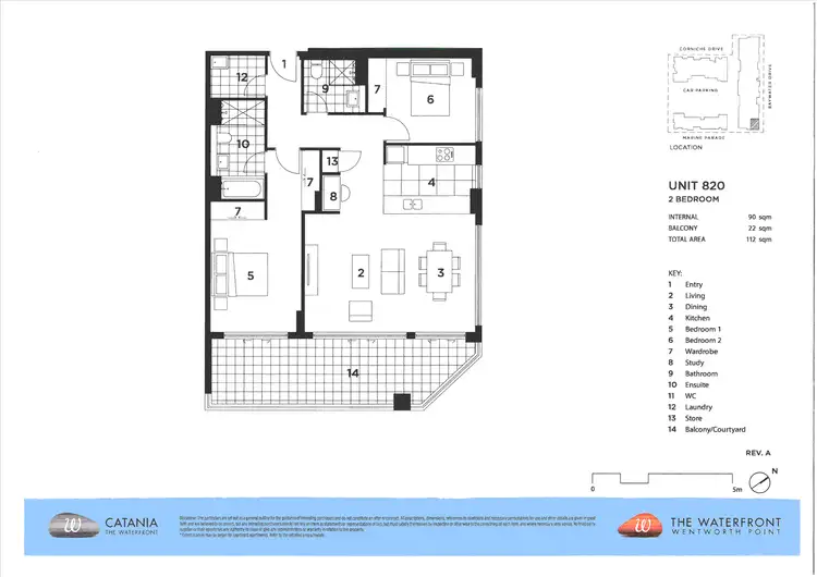Floorplan of Homely apartment listing, 820/26 Baywater Drive, Wentworth Point NSW 2127