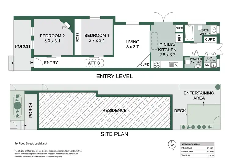 Floorplan of Homely house listing, 96 Flood Street, Leichhardt NSW 2040