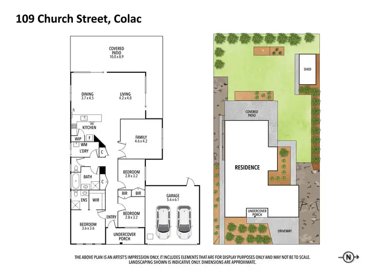 Floorplan of Homely house listing, 109 Church Street, Colac VIC 3250