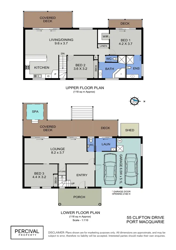 Floorplan of Homely house listing, 55 Clifton Drive, Port Macquarie NSW 2444