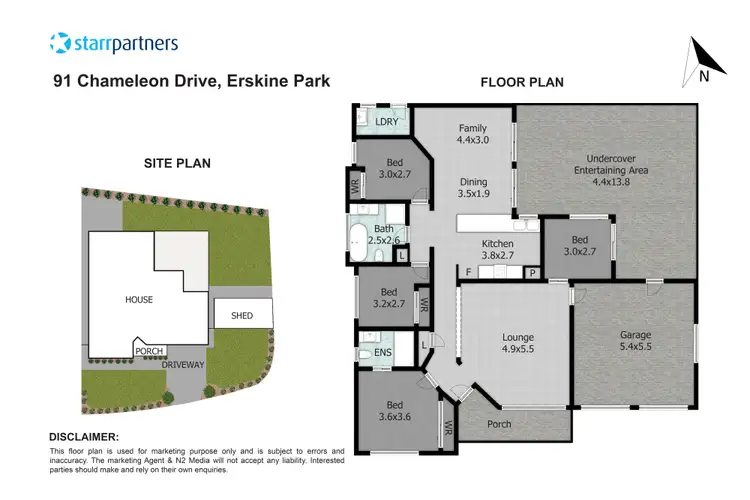 Floorplan of Homely house listing, 91 Chameleon Drive, Erskine Park NSW 2759