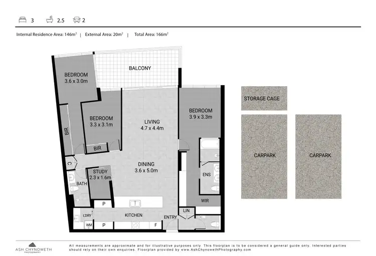 Floorplan of Homely apartment listing, Level 8/1803/6-8 Sickle Avenue, Hope Island QLD 4212