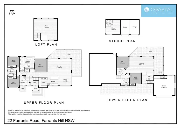 Floorplan of Homely house listing, 22 Farrants Road, Farrants Hill NSW 2484
