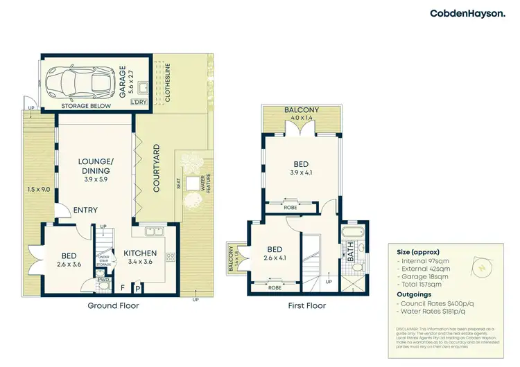 Floorplan of Homely house listing, 10 Albert Street, Rozelle NSW 2039