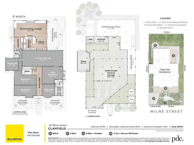 Floorplan of Homely house listing, 22 Milne Street, Clayfield QLD 4011