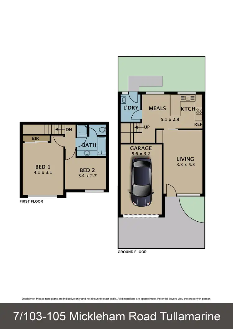 Floorplan of Homely unit listing, 7/103-105 Mickleham Road, Tullamarine VIC 3043