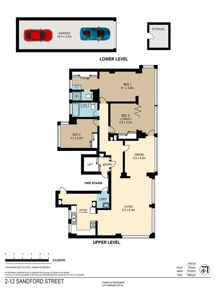 Floorplan of Homely unit listing, 2/12 Sandford Street, St Lucia QLD 4067