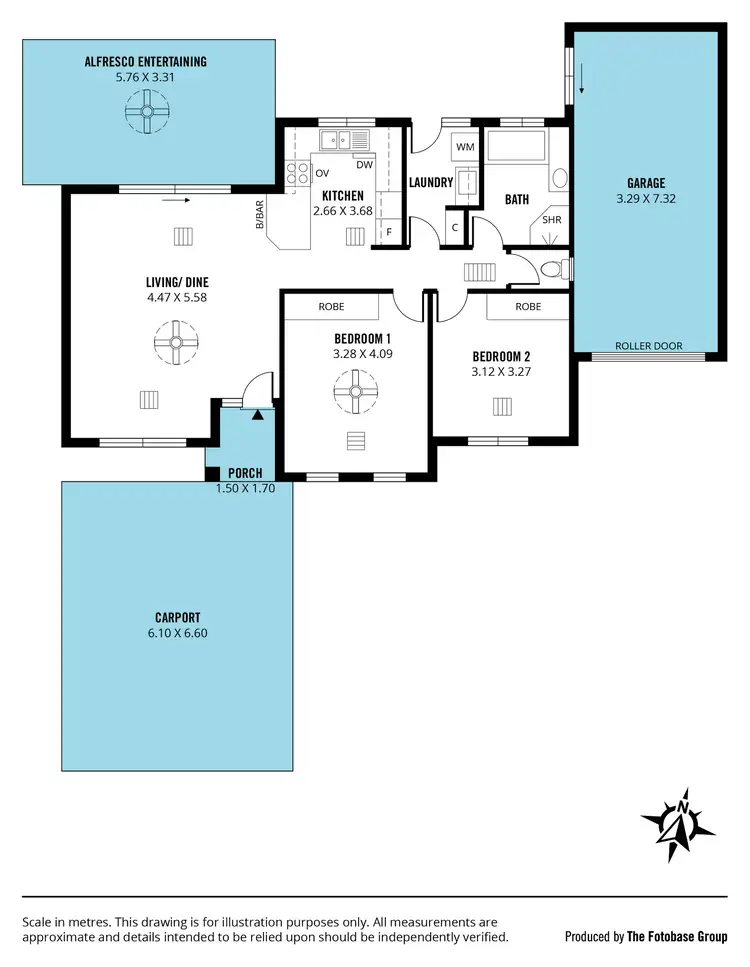 Floorplan of Homely house listing, 24C Illawarra Avenue, Hove SA 5048