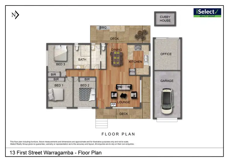 Floorplan of Homely house listing, 13 First Street, Warragamba NSW 2752