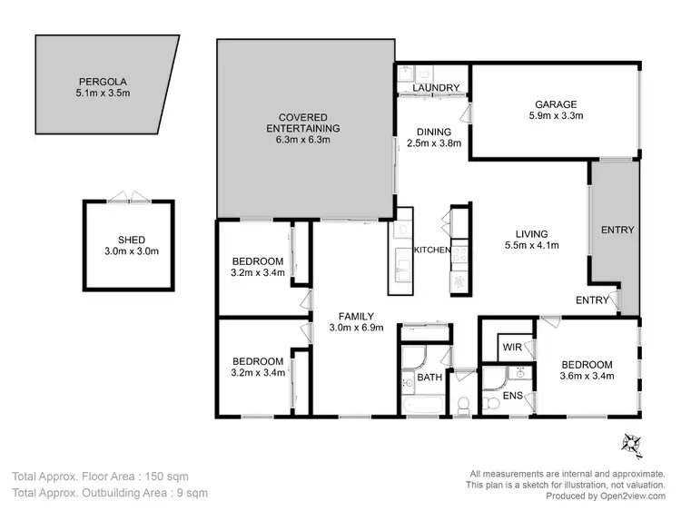 Floorplan of Homely house listing, 107 Pennington Drive, Sorell TAS 7172