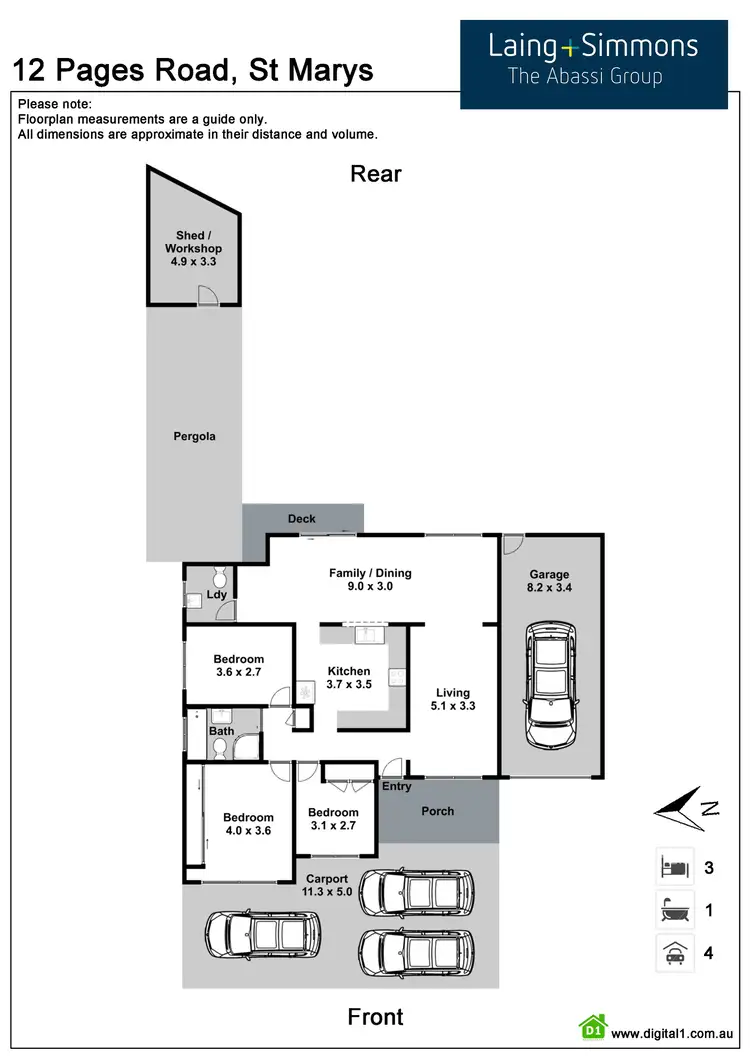 Floorplan of Homely house listing, 12 Pages Road, St Marys NSW 2760