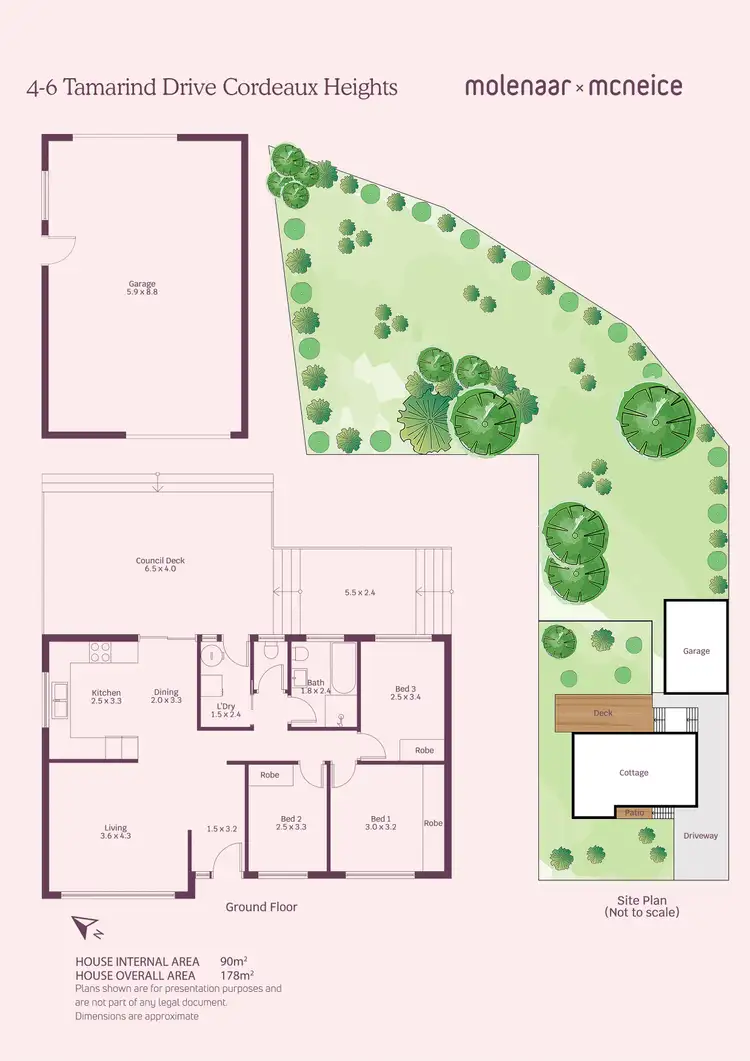 Floorplan of Homely house listing, 4-6 Tamarind Drive, Cordeaux Heights NSW 2526