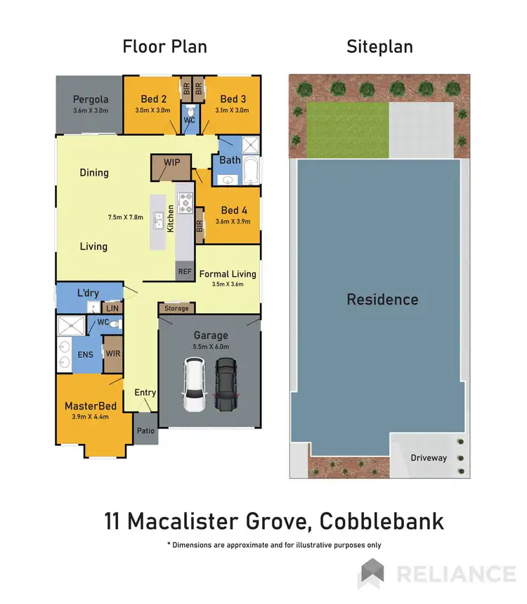 Floorplan of Homely house listing, 11 MacAlister Grove, Cobblebank VIC 3338