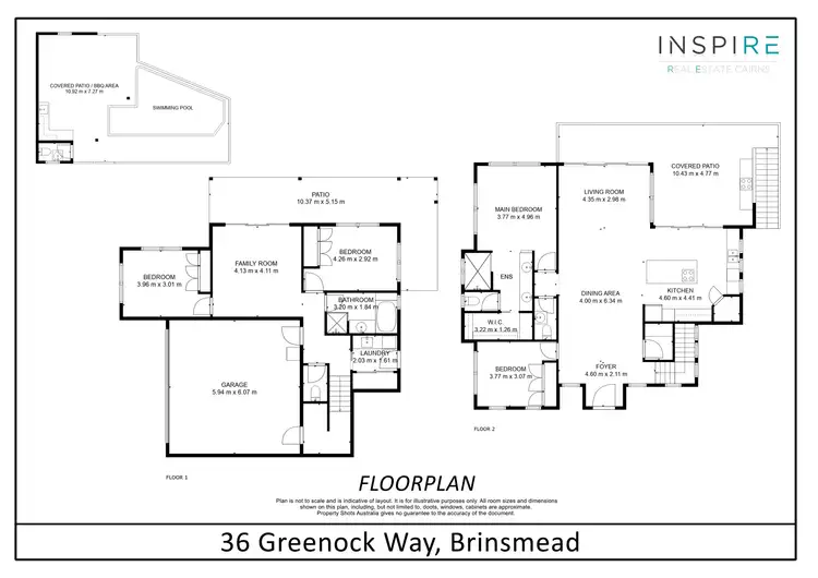 Floorplan of Homely house listing, 36 Greenock Way, Brinsmead QLD 4870