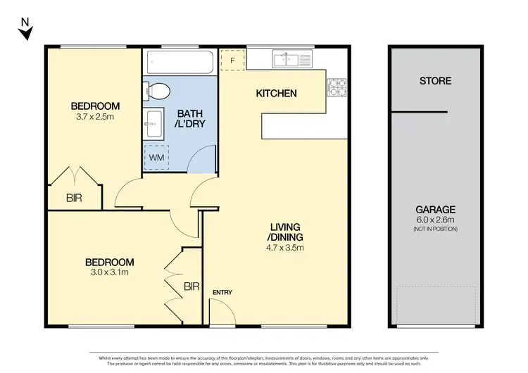 Floorplan of Homely unit listing, 10/13 Alberta Street, West Footscray VIC 3012