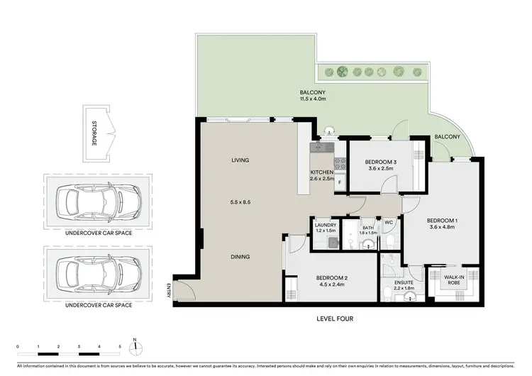 Floorplan of Homely apartment listing, 404/5 Alma Road, St Kilda VIC 3182