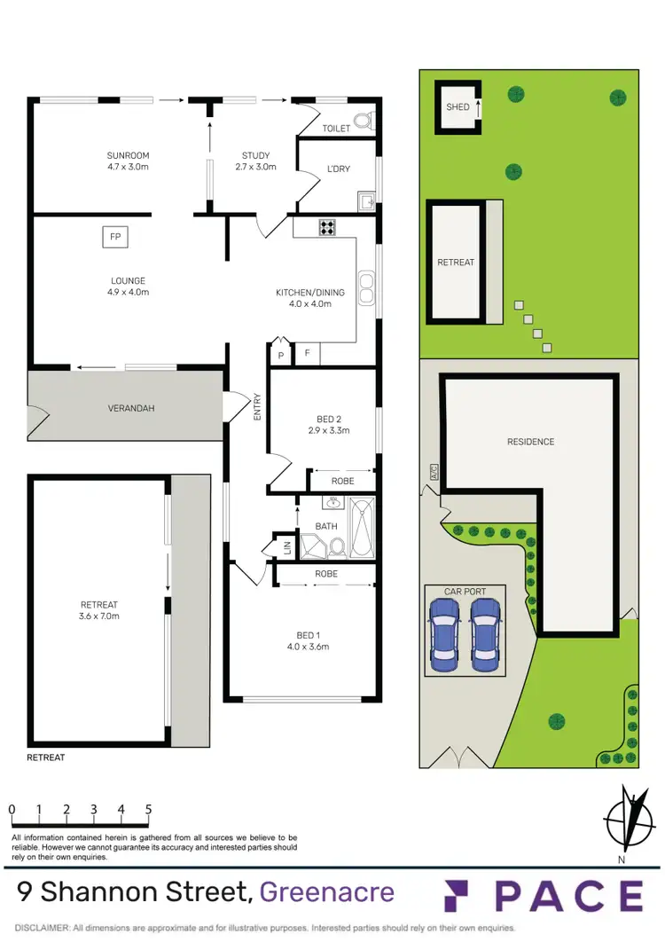 Floorplan of Homely house listing, 9 Shannon Street, Greenacre NSW 2190