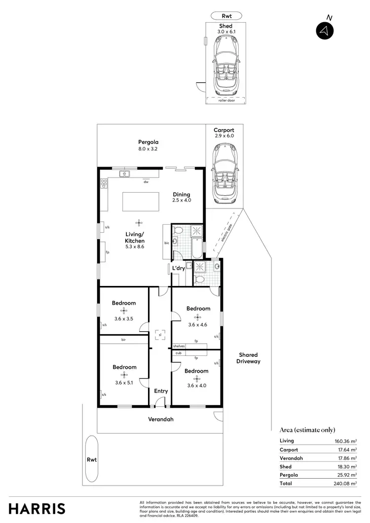 Floorplan of Homely house listing, 26 Fuller Street, Parkside SA 5063