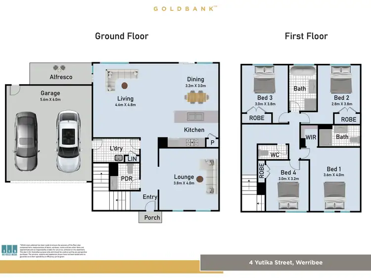 Floorplan of Homely house listing, 4 Yutika Street, Werribee VIC 3030