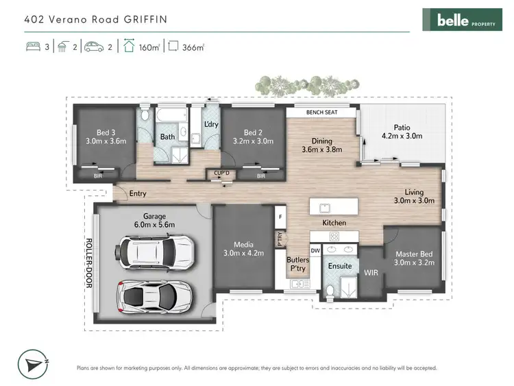 Floorplan of Homely house listing, 402 Verano Road, Griffin QLD 4503